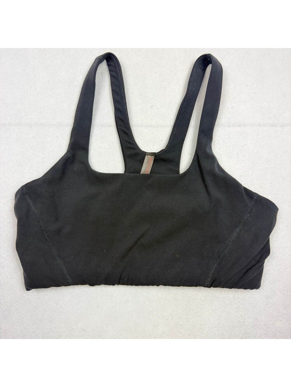 FP Movement Sports Bra Women's S Black Wide Strap Racerback Athletic Bra
